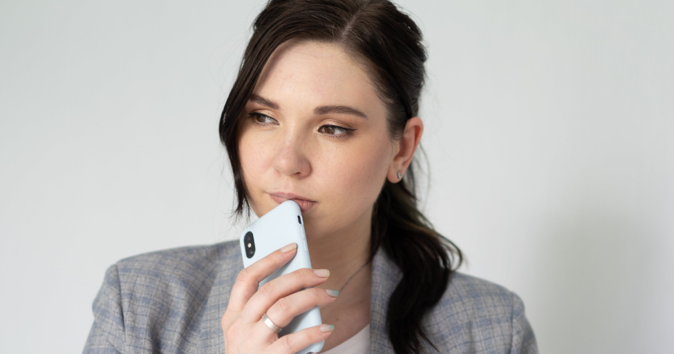 Woman thinking about Digido loan app