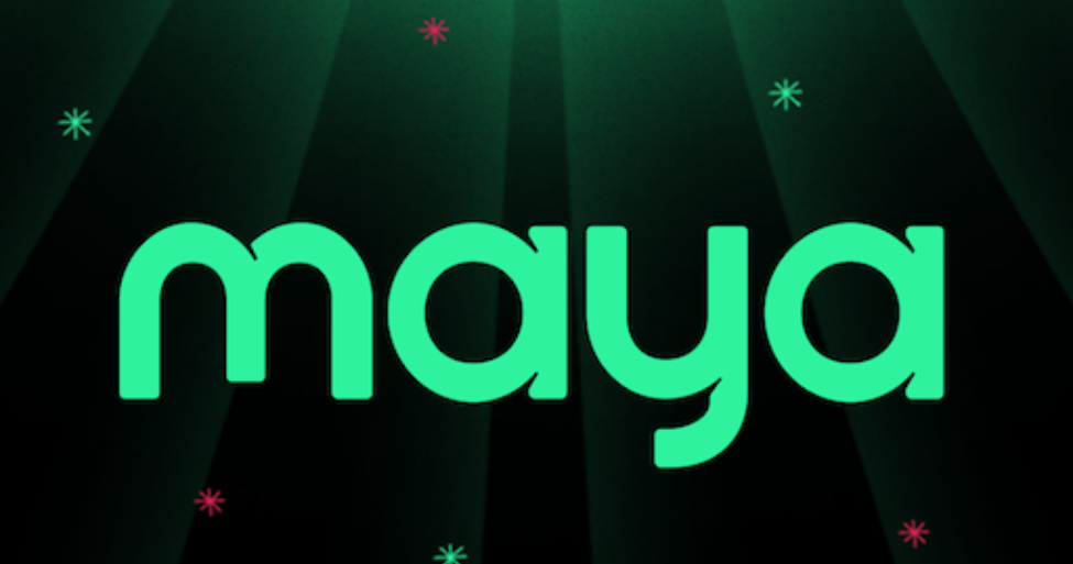 Maya app logo close-up